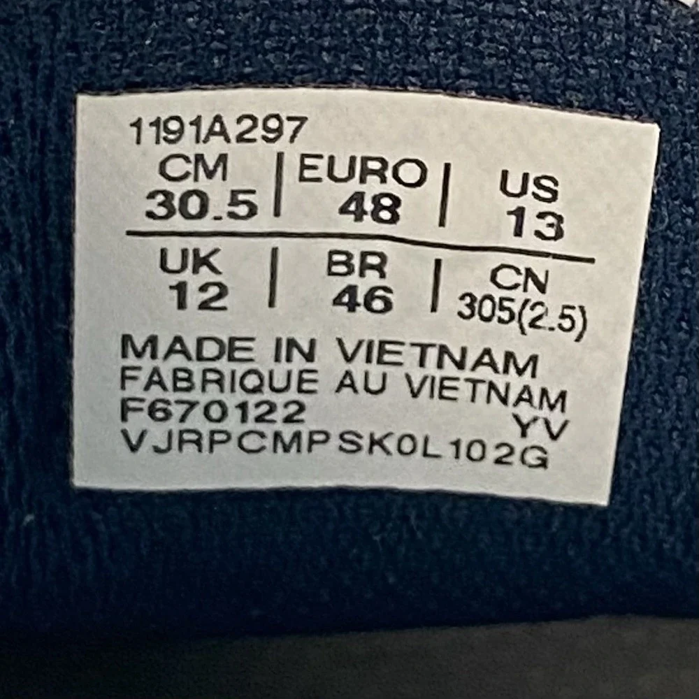 Asics Lyte Classic Sport Shoes Mens 13 Blue Comfort Retro Gym Sneakers 1191A297